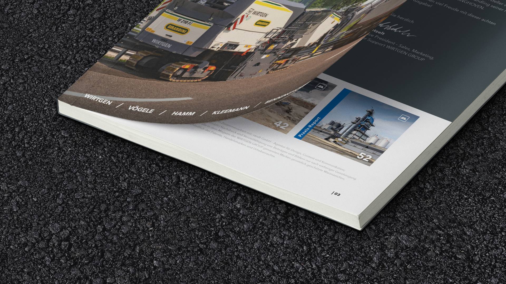 Redesign of the WIRTGEN GROUP user magazine